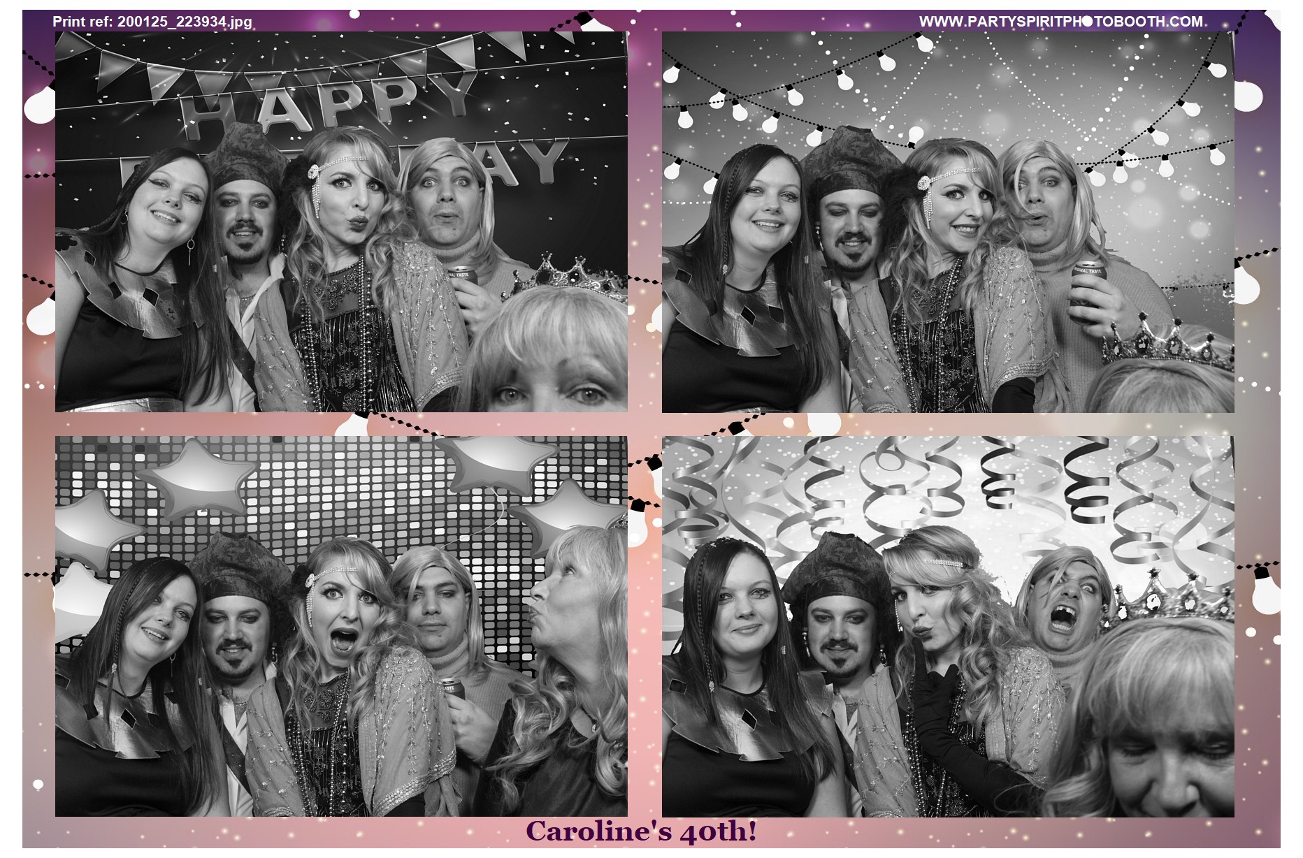Caroline’s 40th | View more photos from the event at gallery.partyspiritphotobooth.com/u/PartySpiritPhotoBooth/Caroline’s-40th